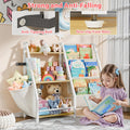 3 Tier Kids Bookshelf and Toy Storage, Burlywood