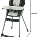 Table2Table LX 6-In-1 Highchair, High Chair & Booster Seat for Babies, Toddlers and Big Kids, Asteroid