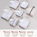 Compression Packing Cubes Travel Organizer 7 Set, Ripstop Mesh Travel Organizers for Luggage Multi-Functional Ultralight Expandable Packing Cubes for Carry-On Luggage, Travel, Backpack