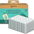 - Disposable, Biodegradable, & Compostable Change Mats. Waterproof & Leak-Proof Changing Pad, Super Soft, for Babies & Toddlers - 68X45 Cm, 10 Count
