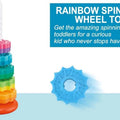 Baby Spinning Stacking Toy – Stacking Toy for Babies Autism Toys Spiral Stacker Toy Rainbow Spinning Wheel Toy for Focus, Dexterity, Brain Development,Interactive Learning Birthday Gift