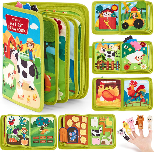 20 in 1 Farm Busy Books for Toddlers 1-2
