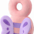 Baby Protection Backpack, Toddler Walking Head Protector, Adjustable Head Protector Pad Cushion, Pink