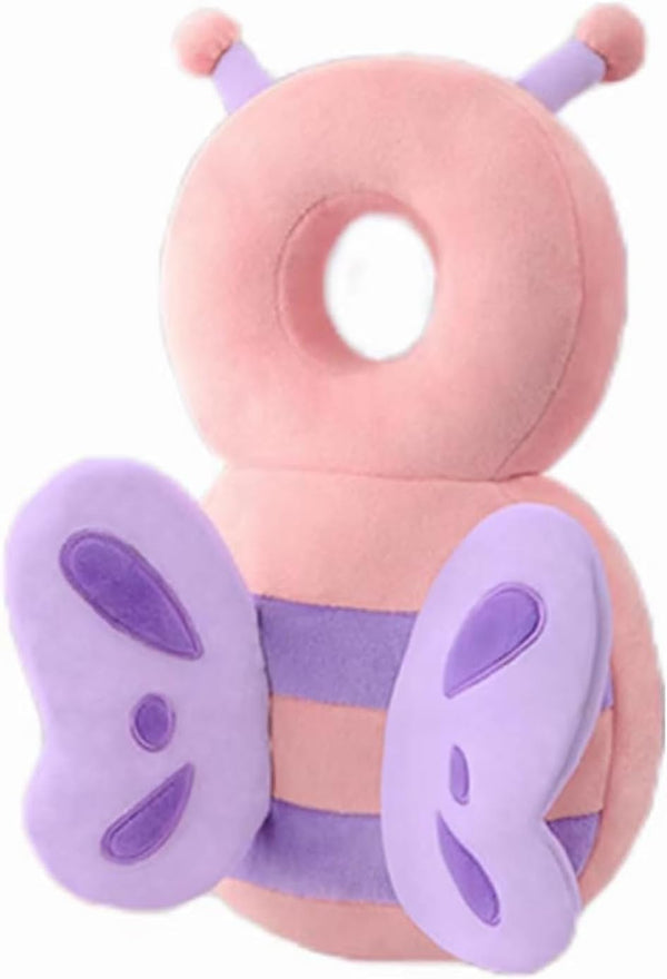 Baby Protection Backpack, Toddler Walking Head Protector, Adjustable Head Protector Pad Cushion, Pink