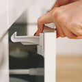 Safety Cabinet Locks, Baby Proofing Cabinet Latch Locks with Strong Adhesive, Universal for Most Cabinets and Drawers, Easy to Install (12-Pack)