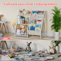 3 Tier Kids Bookshelf and Toy Storage, White