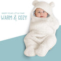 Baby Swaddle Blanket | Ultra-Soft Plush Essential for Infants 0-6 Months | Receiving Swaddling Wrap White | Ideal Newborn Registry and Toddler Boy Accessories | Perfect Baby Girl Shower Gift