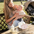Baby Formula Dispenser on the Go: Portable Container with Scoop