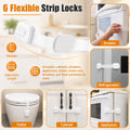 Baby Proofing Kit 60 Packs- Child Proof Essentials Set with Invisible Cabinet Locks, Corner Guards and Outlet Covers, Gurniture Anchors Baby Safety Products - Complete All-In-One Super Value Child Proof Kit