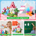 Magnetic Blocks - 100PCS Magnetic Building Blocks Unicorn Magnets Cubes - Magnetic Toys for 3 Year Old Girl, Christmas Birthday Gifts for 3 4 5 6 7 8 9 10 Year Old Kids