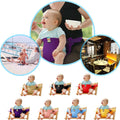 Baby Harness Seat for High Chair - Portable Universal Infant Feeding Safety Belt with Adjustable Straps, Foldable Washable Toddler Booster Harness for Travel, Shopping Cart & Restaurant (Khaki)