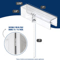 Complete Deluxe Bi-Fold Door Lock, 2 Pack by