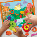 Shapes & Colors Dino Starter Set, Tactile Sensory Play Dinosaur Toys for Kids 2+, 11 Accessories