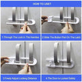 [6 Packs]  Sliding Cabinet Locks Child Safety,Great for Baby Proofing for Both Cabinet Knob and Cabinet Handle,Proof Your Kitchen,Bathroom,Storage Door,Easy Install without Drilling or Adhesive