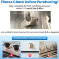 5-Pack Gas Stove Knob Locks for Toddler Safety, Durable Design Knob Safety Covers, Child Proof Oven Knob Locks, Prevent Accidental Touch(Black)
