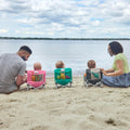 Pop 'N Sit Portable Booster, Indoor/Outdoor Use, Floor Seat with Feeding Tray, Grey, 6 Mos - 3 Yrs