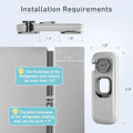 2 Pack Fridge Lock, Freezer Latch Locks Child Safety, 3M Adhesive Hold