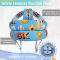 Baby Helmet for Crawling, No Bumps and Soft Cushion Infant Baby Safety Headguard I Toddler Helmets 1-2 Years Old, 6-12 Months (Shark)