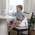 Baby Base 2-In-1 Booster Feeding and Floor Seat with Self-Storing Tray - Night Sky