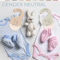 Wooden Baby Clothes Dividers by Size for Neutral Nursery & Closet Decor
