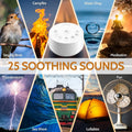 Sleep Sound Machines White Noise Machine with 25 Soothing Sounds 32 Volume Levels 5 Timers 4 Sound Categories Memory Function Everyone