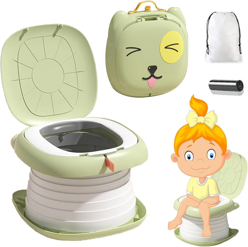 Travel Potty 3-In-1 Outdoor Portable Potty for Toddlers with Travel Bag