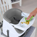 Baby Base 2-In-1 Booster Feeding and Floor Seat with Self-Storing Tray - Night Sky