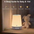 Sound Machine Baby - White Noise Machine for Baby Sleeping with Baby Nursery Night Light, 34 Soothing Sounds, Nap Timer, Smart Control, Alarm Clock for Baby Kids Gift - Baby Elephant Theme