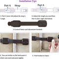 Child Safety Kid Safety Cabinet Lock Child Proofing Strap Locks for Baby Safety Lock,Free Extra Adhesive Tape Included.No Drilling,Easy Installation.(Brown, 8 Pack)