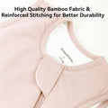Bubblepanda Bamboo Sleep Sack 6-12 Months 1.0 Tog Soft Baby Sleeping Sacks