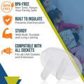 Clear Outlet Covers (50 Pack) VALUE PACK – Baby Safety Outlet Plug Covers – Durable & Steady – Child Proof Your Outlets Easily