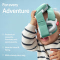 Muffy Baby Comfort - Baby Ear Protection Noise Cancelling - CE & ANSI Certified - Unique Headband for Safe Fit & Comfort - Multi-Adjustable for Ages 3-48 Months - 24Db Sound Reduction, Green