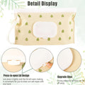 4 Pack Portable Refillable Baby Wipes Dispenser, Boho Style Rectangular EVA Wipes Case, Multicolor