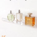 15" Clear Acrylic Shelves Wall Mounted, Display Ledge, 4 Pack