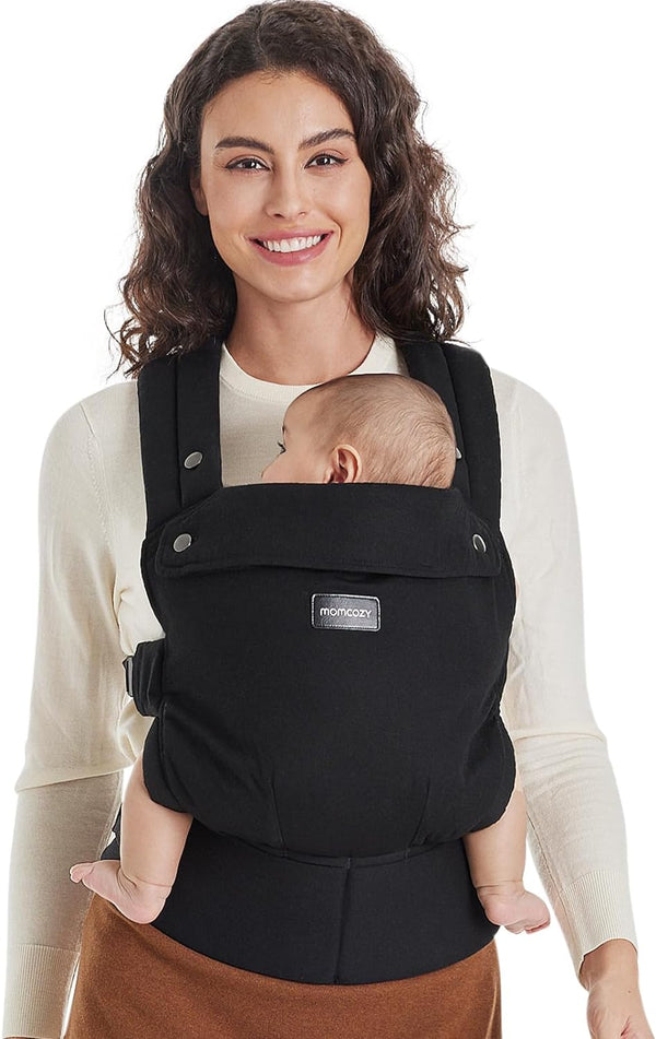 Baby Carrier, Ergonomic Lightweight Infant Carrier, Black