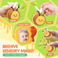 Baby Toys 6-12 Months, Soft Beehive with 5 Stuffed Sesnsory Bees