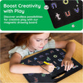 Double-Sided Magnetic Drawing Board, ABC Tracing Toy Ages 3+