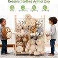 30" Extra Wide Large Stuffed Animal Storage Toy Display Organizer