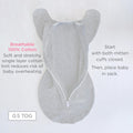 Transitional Swaddle Sack, Cotton, Tiny Arrows, 3-6Mo