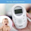 DM1211 Enhanced Range Digital Audio Baby Monitor with Night Light, 1 Parent Unit, Silver & White