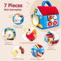 Surprise Barn with Stuffed Farm Animals for Baby Toys 6-12 Months