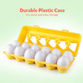 Matching Eggs 12 Pcs Set Color & Shape Recoginition Sorter Puzzle