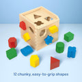 Shape Sorting Cube Wooden Classic Educational Toy
