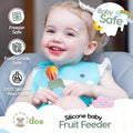 O’Doe Fruit Feeder | Baby Fruit Feeder Pacifier with 1 Feeders and 3 Nipples | Bpa-Free, Baby Food Feeder and Fruit Teether for Babies | Silicone Pacifier and Teething Soother | Ideal for Baby Feeding