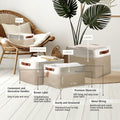 Storage Bins, Fabric Storage Baskets for Shelves, Large 3 Pack
