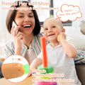 1 Year Old Girl Toys,  Baby Pretend Phone Baby Toys 6 to 12 Months with Soft Colour Changing Light, Various Musics Sounds, Interactive Sensory Toys Birthday Gift for Infant Baby Girls 6 Months+
