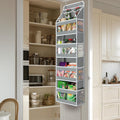 5 Tier 1Pc over the Door Organizer with Clear PVC Windows, Grey