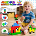 Magnetic Cubes 56PCS - Magnetic Building Blocks for 3 4 5 6 7 8 Year Old Boys Girls, Magnet Blocks Building Cubes Preschool STEM Sensory Learning Toys Birthday for Kids 3 4 5+
