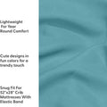 Baby Crib Sheets 4-Pack for Girl or Boy - Soft, Oval & Fitted Baby Girls or Boys Crib Sheet, Rectangle, Fitted Covers, Halo Mattress - Space