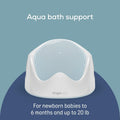 Baby Bath Support, Aqua, Birth to 6 Months, Made in Canada